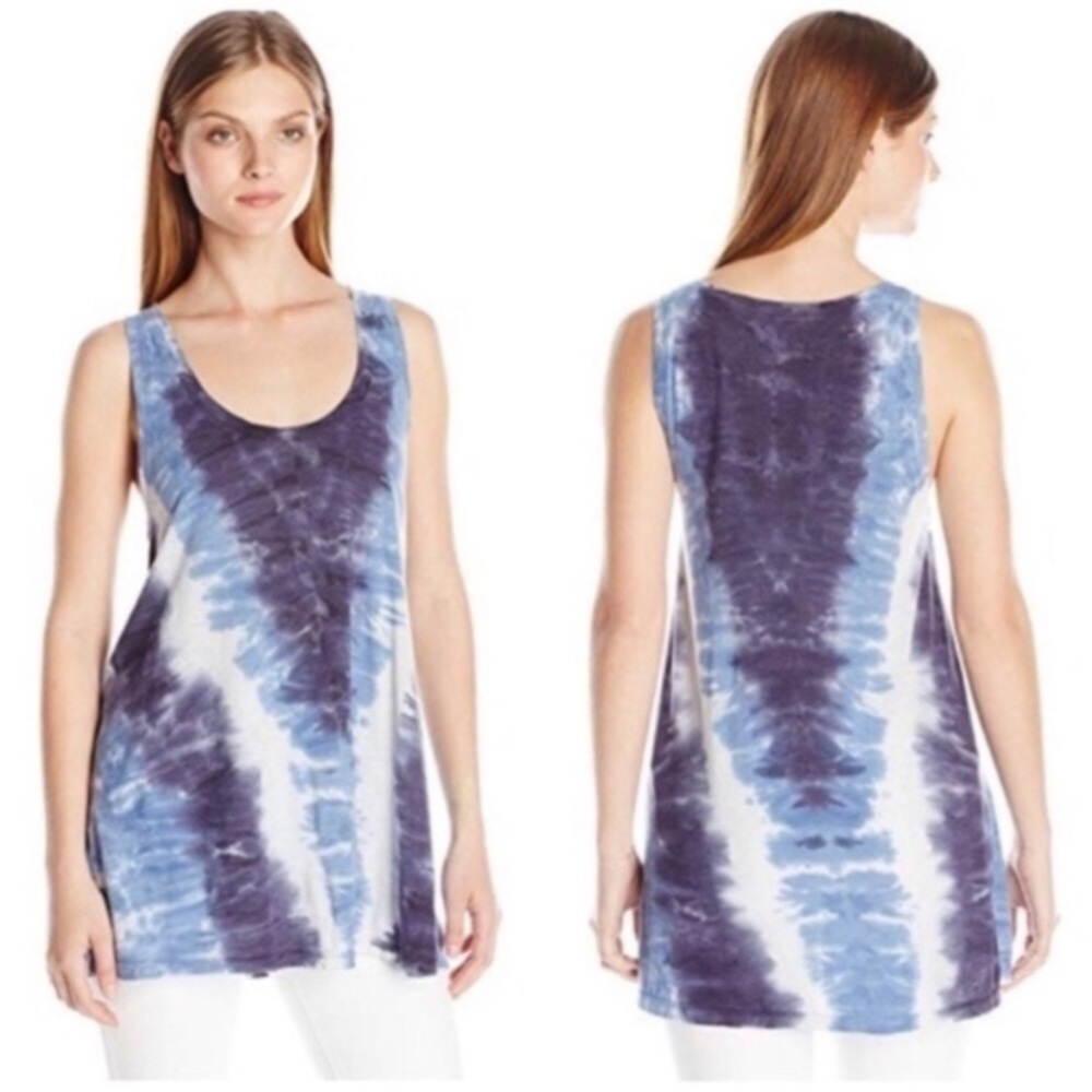 Show Me Your Mumu Johnny Blue Dye Tank - Picture 1 of 5
